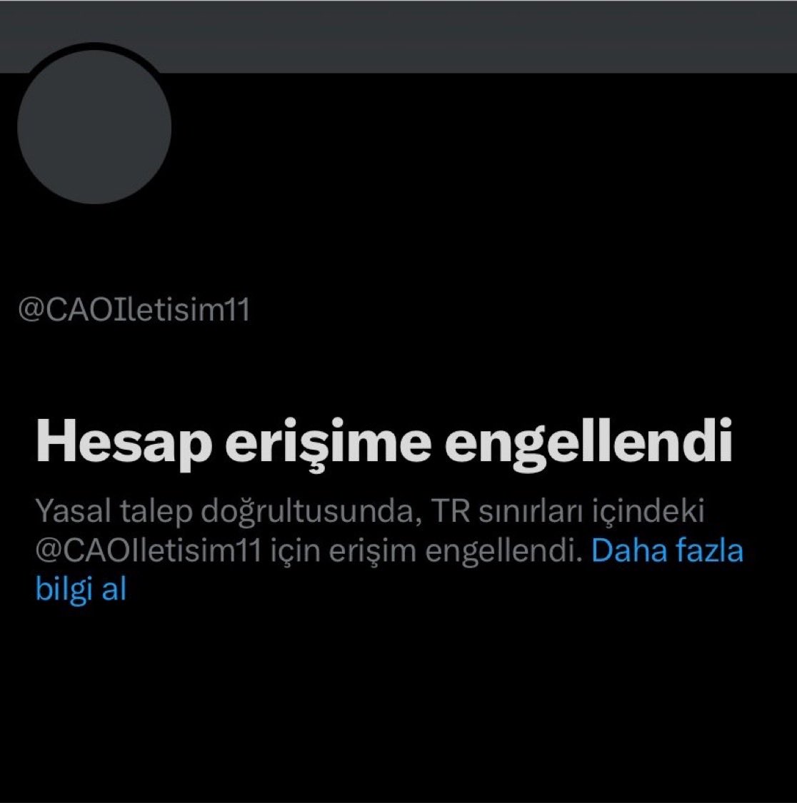 belhaberr's tweet photo. AKP, Ekrem İmamoğlu’nu engelledi…

Ekrem İmamoğlu’nun paylaşımlarını yaptığı “Cumhurbaşkanlığı Aday Ofisi” isimli hesaba iktidar tarafından erişim engeli getirildi.

Sizce İmamoğlu’nun hesaplarına neden sürekli erişim engeli getiriliyor?

♦️Ekrem İmamoğlu’nun sesi kısılmaya çalışılıyor.

♦️Vatandaşlarla iletişim kurması istenmiyor.

♦️Unutturulmak isteniyor.