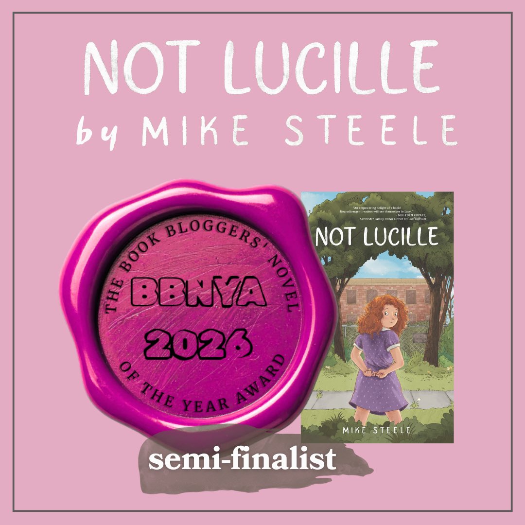 msteelewrites's tweet photo. I learned NOT LUCILLE has been named a semi-finalist for the 2026 @BBNYA_Official—Book Bloggers’ Novel of the Year Award. I’m honored and excited! Thanks to all the bloggers who’ve enjoyed the story so far, and congrats to the other semi-finalists.

#bbnya #bbnya2026 https://t.co/pkLfTQj9C6