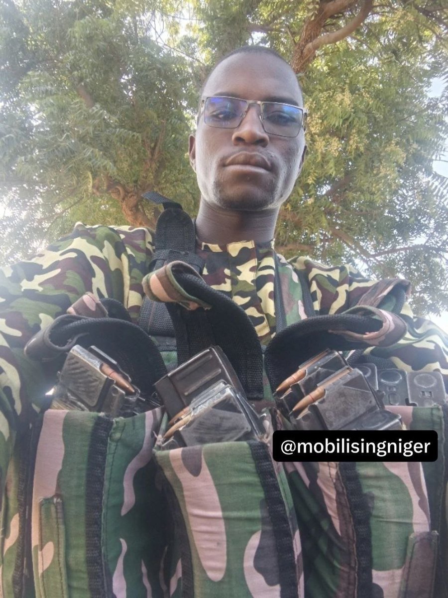 scope_360_media's tweet photo. Katsina Notorious bandit kingpin Sani Nagge is back on Tiktok after many months of silence. Sani Nagge is also holding a Chinese type 56 AK pattern semi-automatic rifle, with about 10 -12 magazines on him. https://t.co/45ushfU3vk