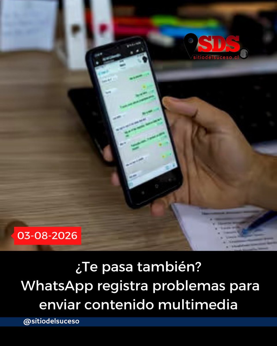 sitiodelsuceso's tweet photo. Usuarios reportan fallas para enviar archivos por WhatsApp durante la tarde de este lunes. Fotos,videos y documentos presentan inconvenientes, mientras aumentan los reportes en plataformas de monitoreo.

Hasta ahora, Meta no se ha pronunciado sobre una eventual caída del servicio https://t.co/kUsv5VdwU1