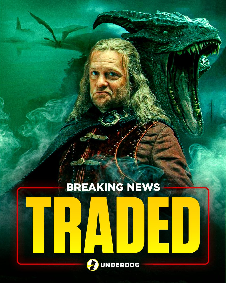 Underdog's tweet photo. BREAKING: Ulf White has agreed to terms with Team Green on a max contract that includes the title of Lord of Driftmark.

The blockbuster agreement marks one of the biggest defections of the Dance of the Dragons, after extensive negotiations with Ormund Hightower. https://t.co/gUPRGcbaWd