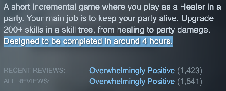 wireheading's tweet photo. this genre of game (incremental numberslop, explicitly advertised as short) seems like fertile ground for AI-assisted production. you could probably build a harness to  churn out one per day. https://t.co/Uy4OjodlSp