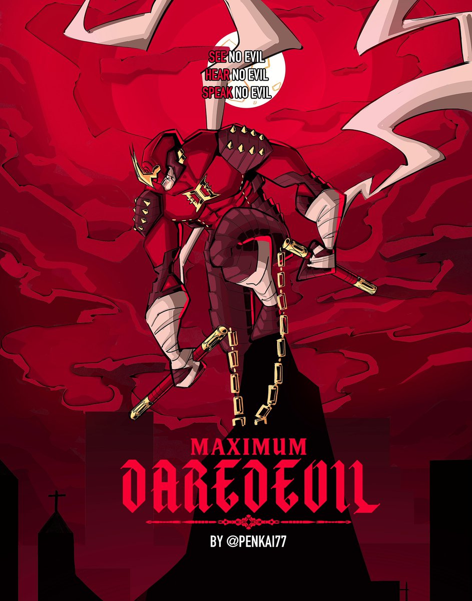 Penkai77's tweet photo. Reposting my work on #MaximumDaredevil since Twitter did some Twitter shit 👍🏾 https://t.co/OfmNIzInEL