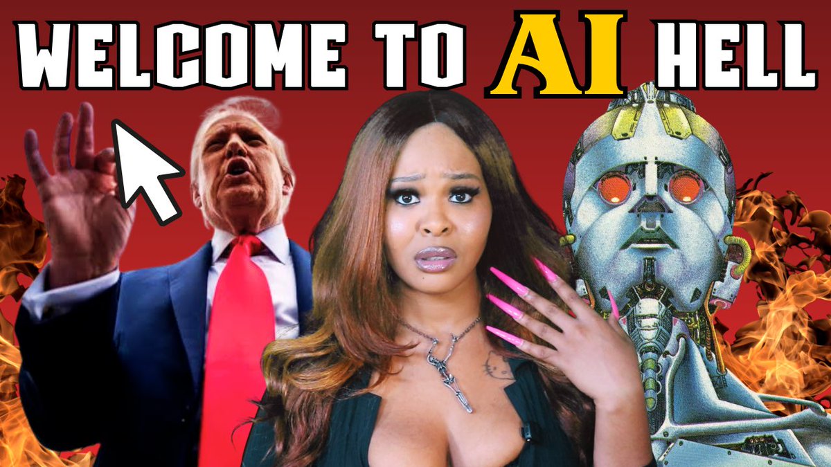 Lexual__'s tweet photo. NEW VIDEO!

Welcome To AI Hell https://t.co/1Ouh2jNTOf https://t.co/hGuRKVVgrO