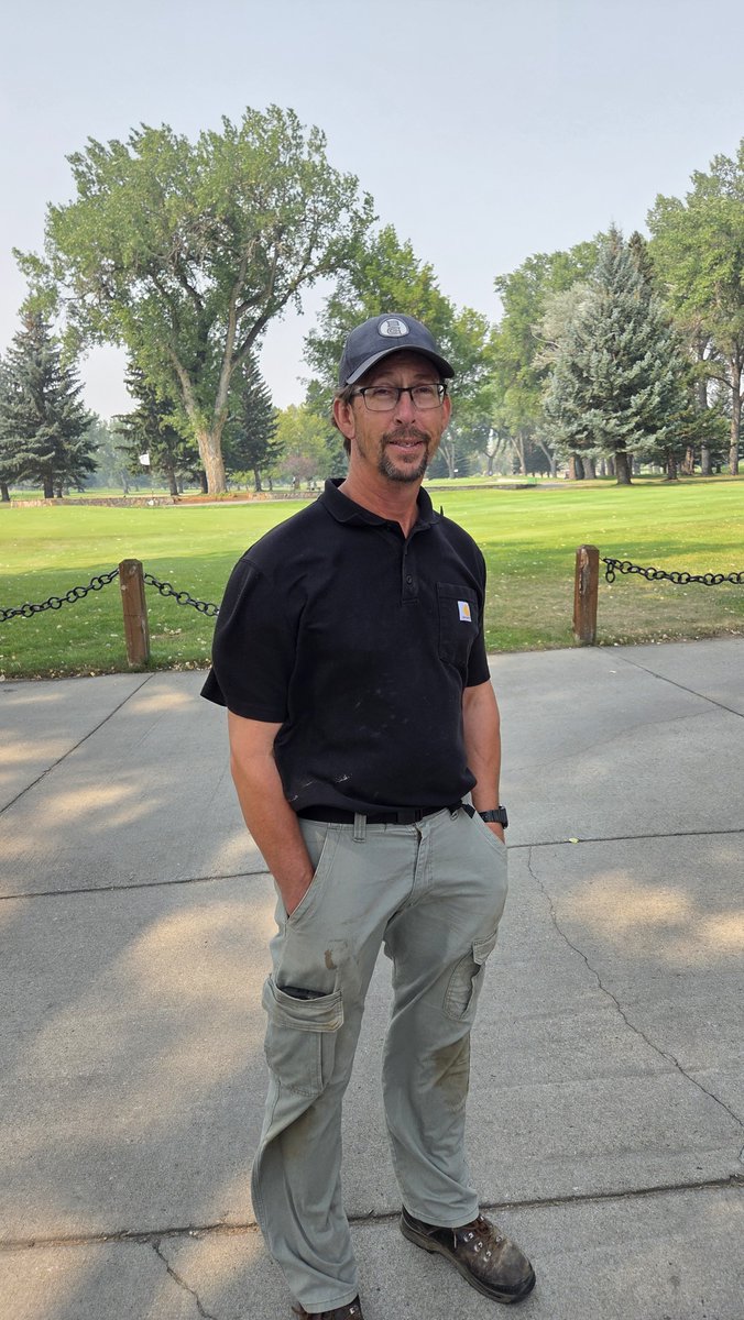 GCSAA_NW's tweet photo. I had a great visit this morning with Jeff Lipics at Buffalo Golf Club in Buffalo, Wyoming. Jeff is fairly new to the area, transferred from Pennsylvania.
@PeaksGCSA https://t.co/g3kzDVxGJO