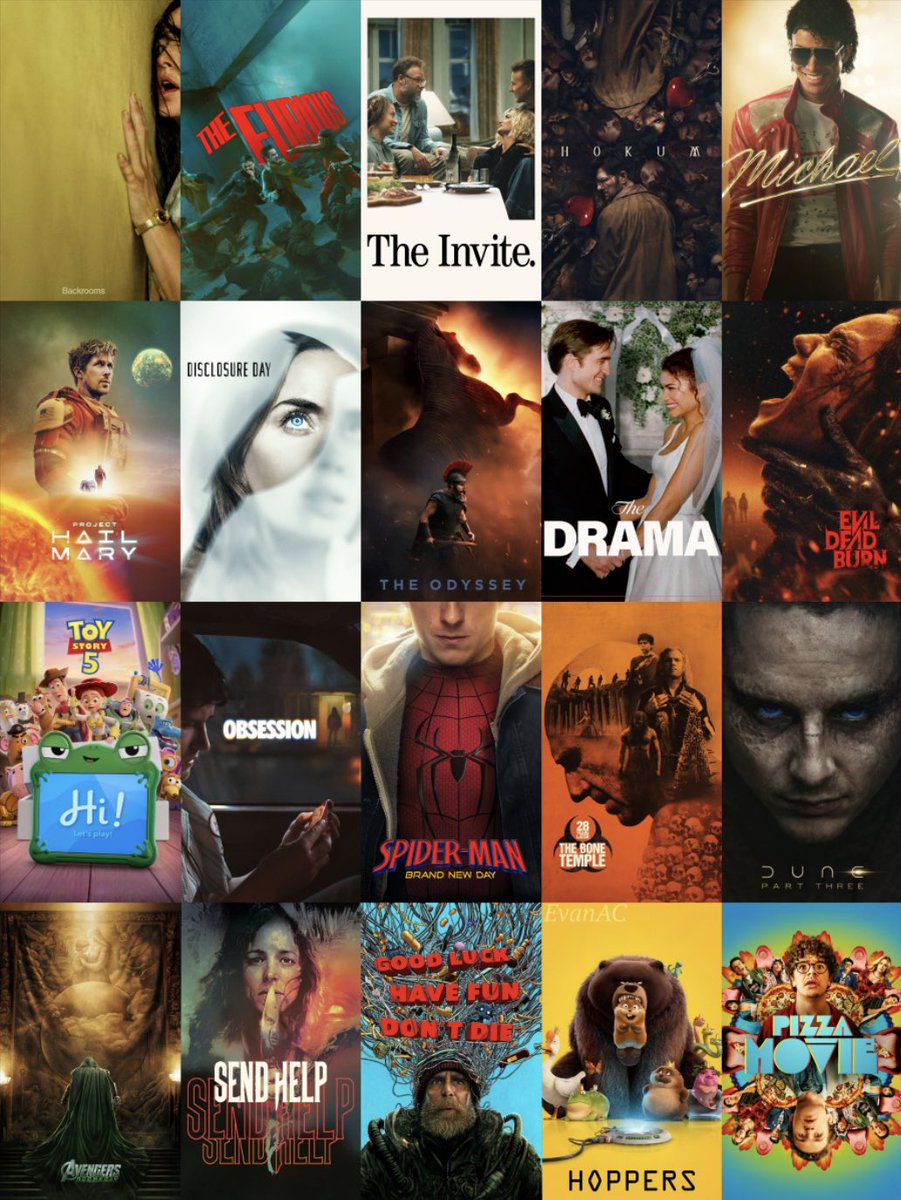 EvanAboutCinema's tweet photo. What a year for cinema. 🌟 https://t.co/C0MfAAFTob