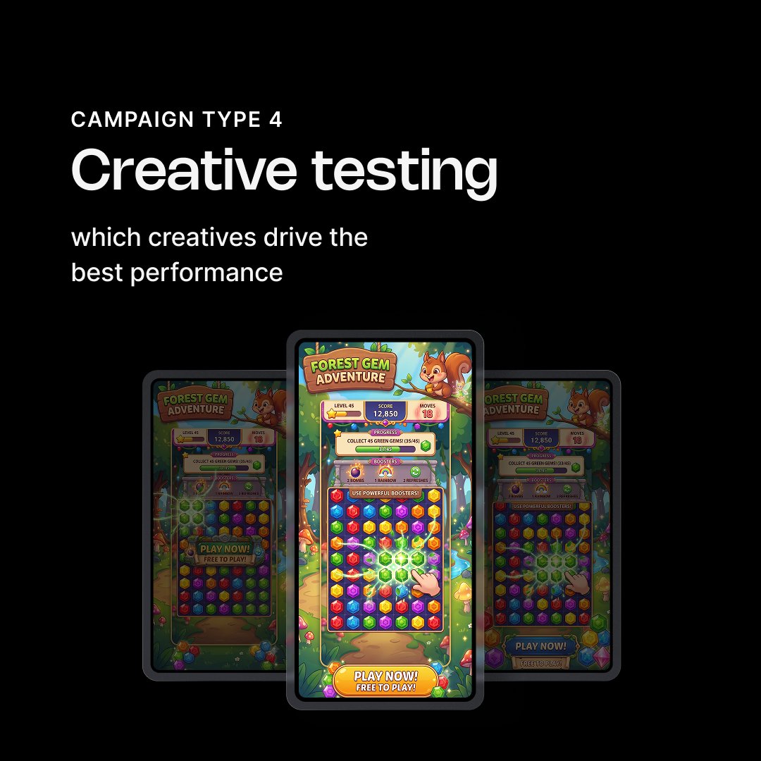 unity's tweet photo. Ready to scale your next campaign with Unity Ads? Success starts with choosing the campaign type that maps directly to your goals 📈

We broke down each campaign type available in Unity Ads and how each one accelerates your UA goals. 

🔗 Read the full breakdown of the various campaign types, their tradeoffs, and when to use each: https://t.co/spCYhZFIU5