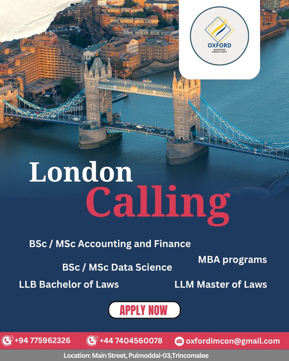 omcpvtltd's tweet photo. #StudyInUK #WorkInUK #VisaGuidance #FutureReady #OxfordLanguageCentre #Pulmoddai #DiplomaInEnglish #EnglishLearning #CourseRegistration #SriLankaEducation #LearnEnglish #FutureSuccess #NewBeginnings  #GlobalOpportunities #Trincomalee #OxfordConsultancy https://t.co/lfpXC5bS8T