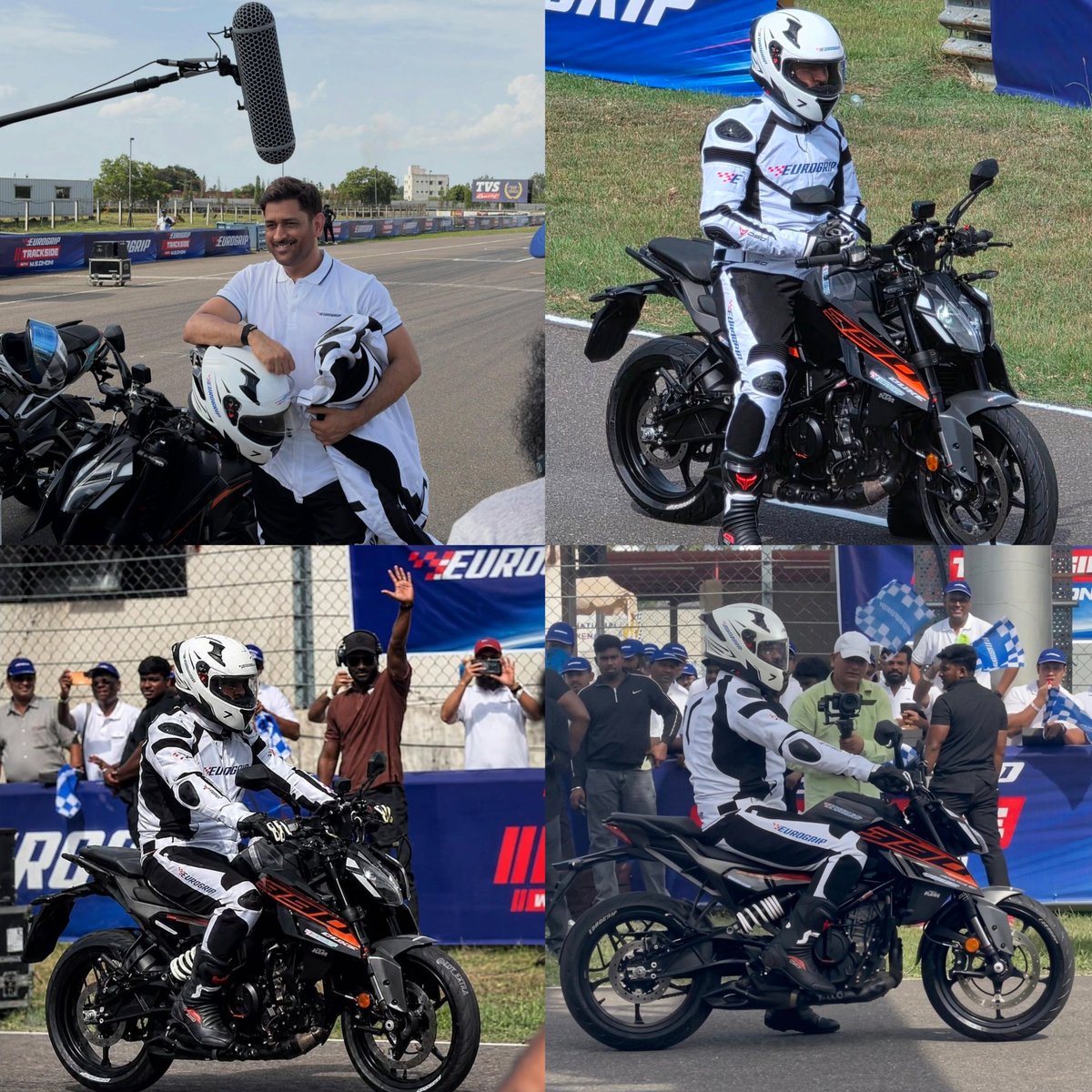 ImTanujSingh's tweet photo. THE STUNNING LOOKS OF MS DHONI ON THE BIKE. 😎🔥

- The Evergreen, Mahi..!!! https://t.co/iNKZzsls8n