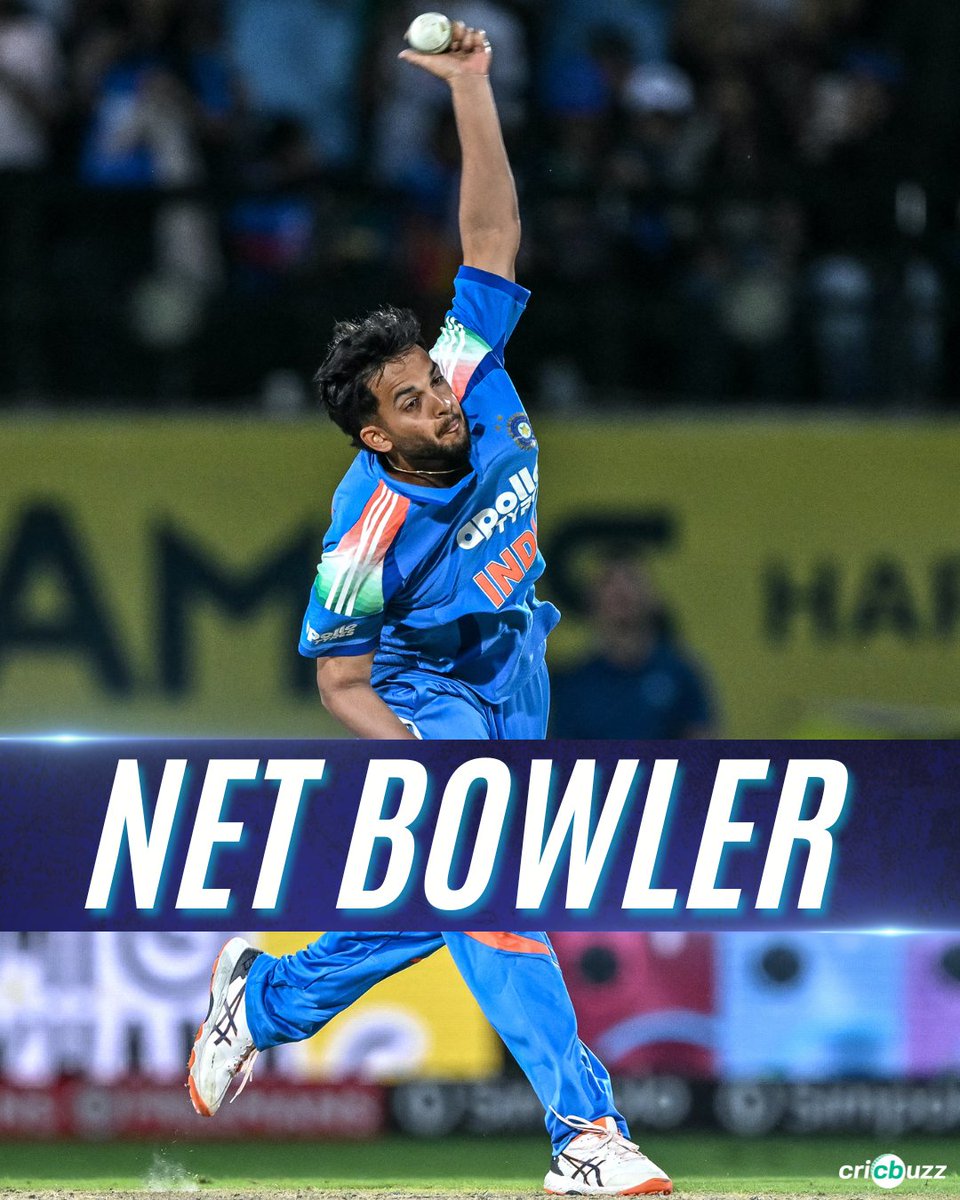 cricbuzz's tweet photo. ⚡️EXCLUSIVE⚡️

Harsh Dubey and Tanush Kotian will travel with the Indian squad to Sri Lanka as net bowlers.
