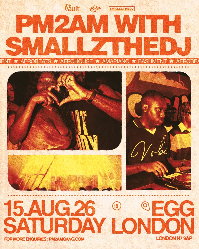 pm2am_'s tweet photo. Wagwan LONDON… it’s your turn🇬🇧😮‍💨

PM2AM is crossing borders, and we’re bringing the energy with us🔥💜
📍 Egg London
📅 August 15

Who’s outside? 💜
https://t.co/WBWRf170lO https://t.co/nhUtZHXBvp