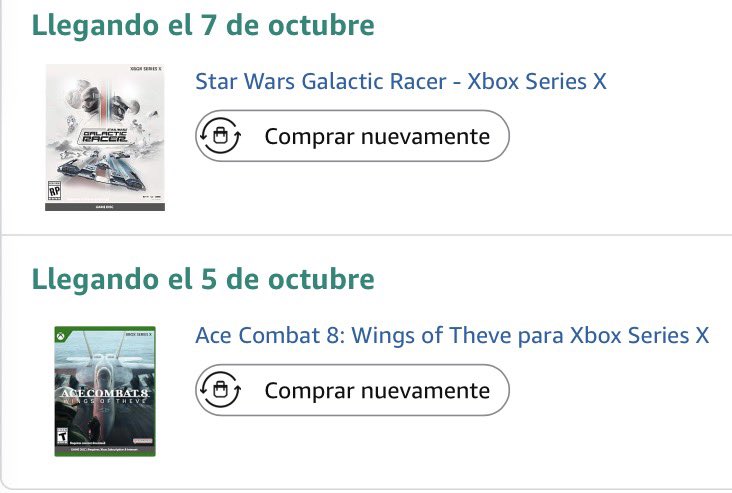 xbcdmxplayer's tweet photo. Conseguí lo que quería 😌😎….. en #FormatoFísico porque soy #OldFashioned 😌
#AceCombat8WingsOfTheve🛩️
#StarWarsGalacticRacer🛴
#NoDiscNoMoneyNoBuy 😠😡🤬 https://t.co/W9KsqyUXwK