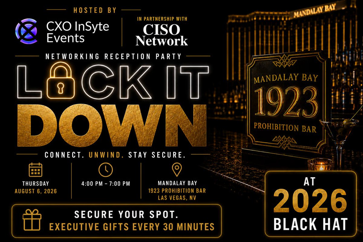 silentpush's tweet photo. Come have a drink with us after #BlackHat. Lock It Down, Thurs Aug 6, 4-7PM, 1923 Prohibition Bar. RSVP: https://t.co/Plw4tGtrYR

#cybersecurity #bhusa https://t.co/jJnjox7vXF