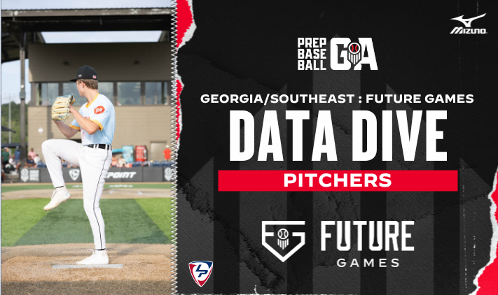 PrepBaseballGA's tweet photo. 𝐅𝐮𝐭𝐮𝐫𝐞 𝐆𝐚𝐦𝐞𝐬
𝑷𝒊𝒕𝒄𝒉𝒆𝒓 𝑫𝒂𝒕𝒂 𝑫𝒊𝒗𝒆 📈 

Diving into more data from #PBFG26 for the pitchers on #TeamGeorgia and #TeamSoutheast. 

Take a look at metrics like max FB, IVB, HM and more...

🔗 https://t.co/vtgLJ50KM4 https://t.co/Rp11rIwhim