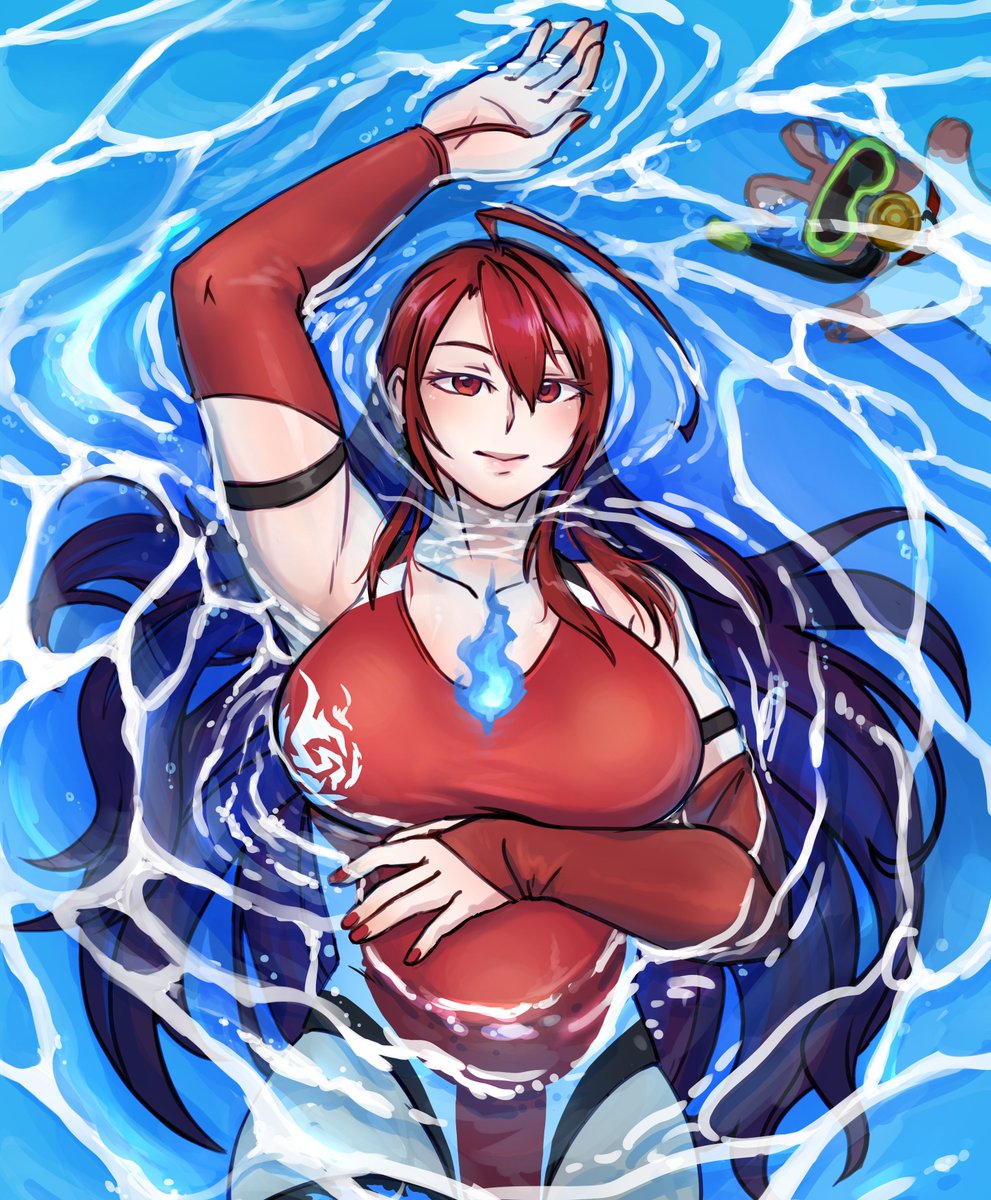 badger_yekun's tweet photo. It's only August, summer isn't over yet!
#BloodflameArt https://t.co/dHQUMD1PDC