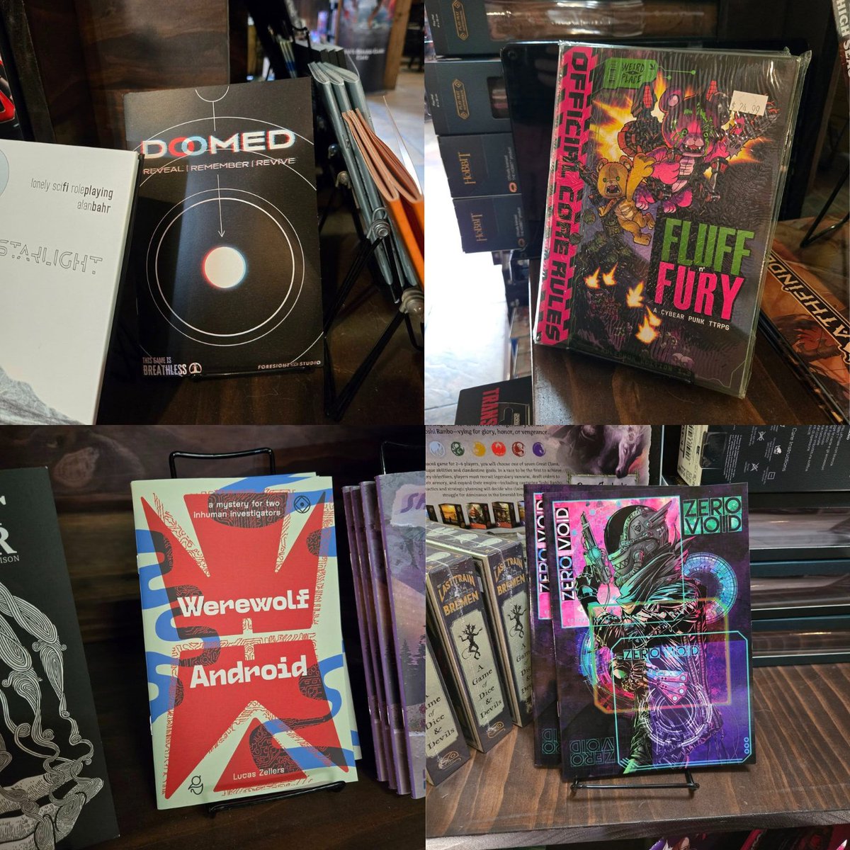 ZulusGameCafe's tweet photo. New shelf update!
- Viking See-Saw
- The Mandalorian: Adventures: Sworn to the Creed Expansion
- Cyanstarlight (Back in Stock)
- Blades '68
- DO/OMED
- Fluff n' Fury Official Core Rules
- Werewolf + Android
- Zero Void
#zulusbgc #boardgames #newgames #boardgameaddict https://t.co/8Q88raAzsE