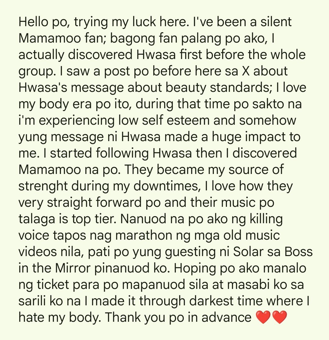 aeoncchi_'s tweet photo. @kalinawwwon Trying my luck here po, thank you po 💚 https://t.co/ekmZNqyfwA