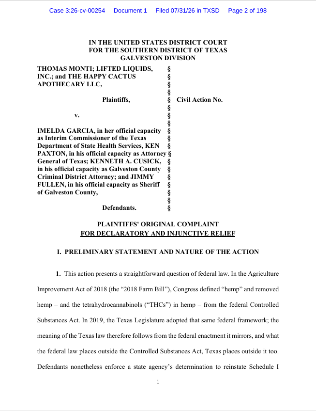 AngelaShenFOX7's tweet photo. Hemp businesses have filed a lawsuit against Texas officials after new THC rules went into effect, banning Delta 8.
@fox7austin https://t.co/OwtjrxiNk7