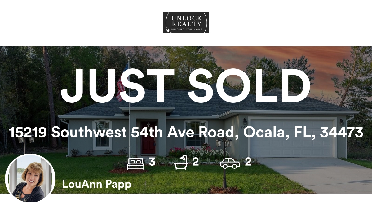 louannpapp's tweet photo. 🛌 3 🛀 2 🚘 2
📍 15219 Southwest 54th Ave Road, Ocala, FL, 34473

My latest sale on RateMyAgent.
Real Estate Agent SL3490989
https://t.co/1T797KsqVf

...
#ratemyagent #realestate #Unlock_Realty_Group https://t.co/1EkMYw7ORJ