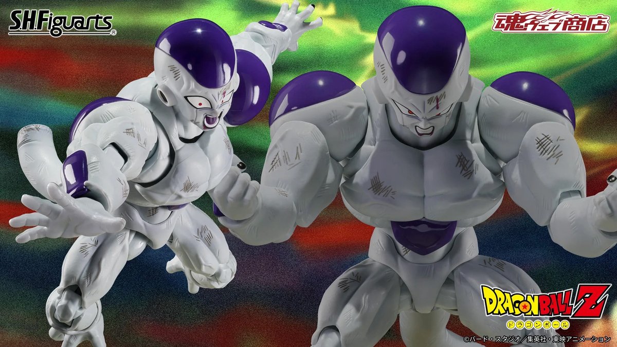 t_features's tweet photo. 【商品情報公開】

『#ドラゴンボールZ』より
「S.H.Figuarts フルパワーフリーザ-Battle Scarred Edition-」詳細公開
📌https://t.co/H1JHgOCWCT

「ナメック星」での激しい戦いを物語る姿で、劇中をイメージした傷塗装で登場。
魂ウェブ商店にて8月4日16時より予約受付開始
#t_shf #dragonball https://t.co/oSug2UMqy0