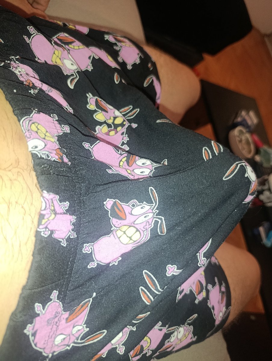 PsihoPrinc54369's tweet photo. Courage the Cowardly Dog boxers, but what’s rising underneath them isn’t scared at all 😈
Thick and hard, stroking it nice and slow for you…
Who wants a turn with this little pink doggy?
#cock #dick #stroking #jerkoff #masturbation #nsfw #hard #horny #malemasturbation #couraget https://t.co/bVIkqjabEt