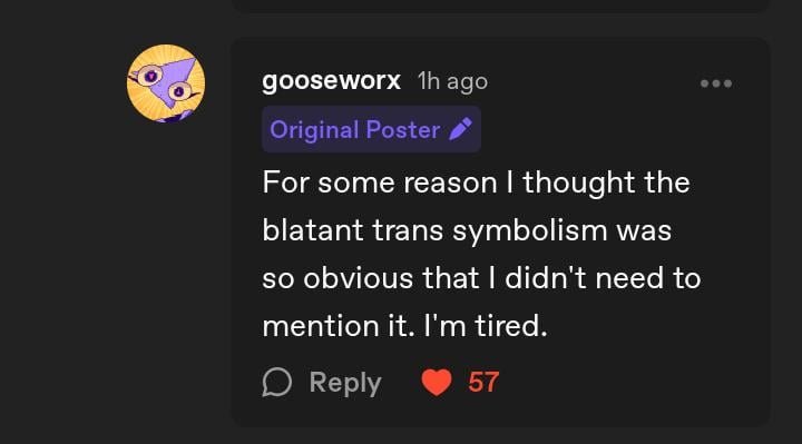 Fanuvaverse's tweet photo. @N1Jaxfan @MrBagriel Okay so that's a post where when you look at the context it's very clear she was joking, she also said Jax was a lesbian in that thread. https://t.co/MfPl9NXz8J