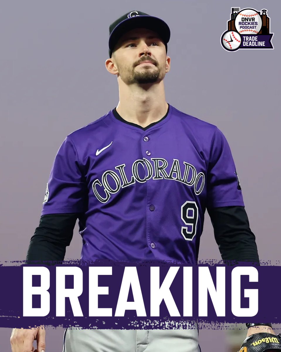 DNVR_Rockies's tweet photo. BREAKING: The Rockies have traded CF Brenton Doyle to the White Sox https://t.co/gYWvWzBtVb