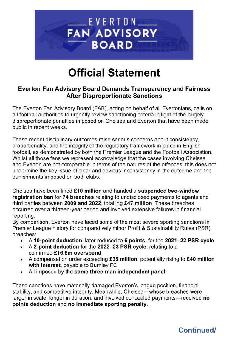 EFCdaily_'s tweet photo. 🚨 @EFC_FanAdvisory statement this evening 🔵 https://t.co/Htq8rjPJVo