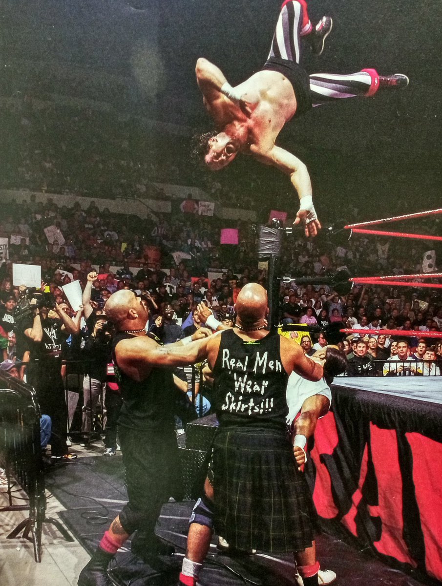 WrestlePurists's tweet photo. CM Punk says his Moonsault at WWE SummerSlam was an homage to Terry Funk:

“I don’t know [if it was incredible]. I could take that either way. It was incredibly bad or it was so bad it was good. I don’t know. But a little homage. A lot of homages tonight. That was for Terry.”

(@SportsCenter)