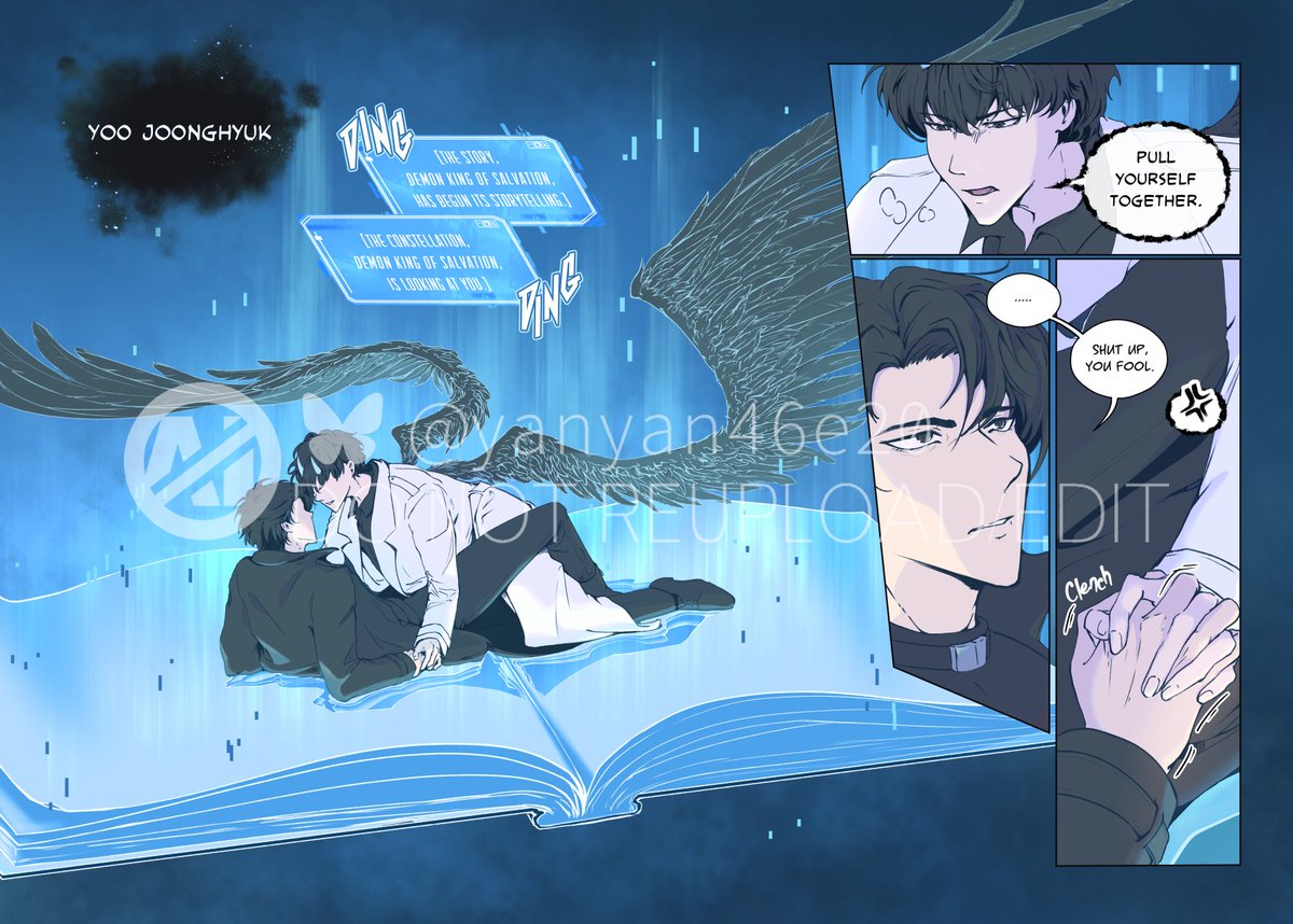 yanyan46e20's tweet photo. Got rid of most of my art here almost two years ago now but... sure why not. Originally for the alldok orv zine, some joongdok angry pining(?)

#HAPPYYJHDAY2026
#HappyYJHday0803 https://t.co/8thJ7uMlKe