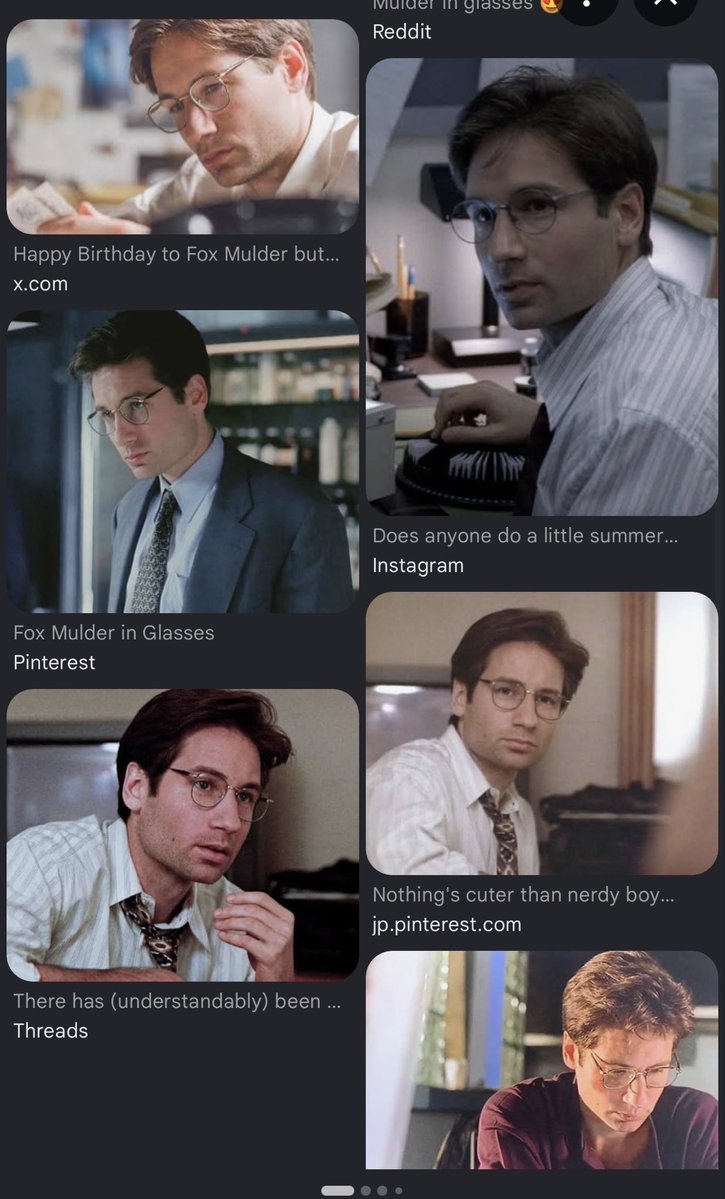 mostlysun's tweet photo. Knowing what I know now makes me realize it wasn’t just Mulder I had a crush on when I was a kid. Also … the fucking slutty little glasses https://t.co/LmcyW5VSV7