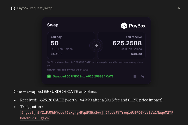 moonpay's tweet photo. onchain trenches are heating up, and PayBox is built for it 

sending $50 of Cate to one person who likes this tweet https://t.co/9W8MnUg6v6