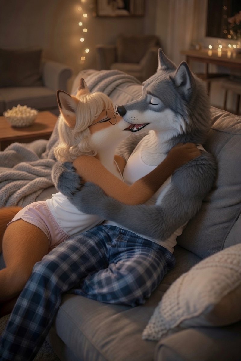 Maurici47597012's tweet photo. Love is the only thing that matters; it nourishes our souls, makes us happy, gives us purpose, and is one of the few things in life worth fighting for.
- "I love you Abby !"
- "love you too Eddie !"
#AbbyFoxLady #FoxLadyFurry #FurryAI #Furry #FurryThoughts #AIArt #EddieWolfFurry #WolfFurry #FurryLove