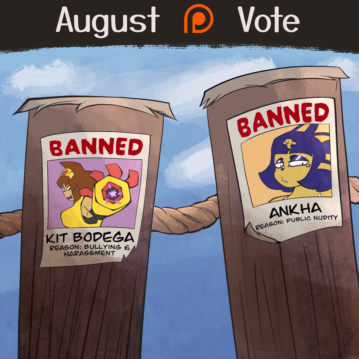 plasma_plantt's tweet photo. New vote up on you-know-where!!!
Go check it out ;3
Depending on the winner, either Ankha orrr Kit Bodega will be the hyper muscle hottie of the month :3 

#fmg #muscle #gameoverse https://t.co/E2VUGP4sLl