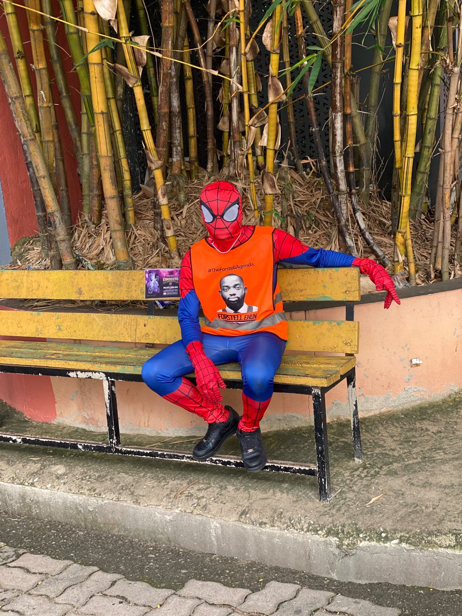 DebwouyWalinky7's tweet photo. Spider Man se 3y3 number 7 this Wednesday 🔥🔥
Vote Forstell as your next SRC President 
#TheForstellAgenda #MOTION2.O #IRONBOY https://t.co/gw6QuE3tB4