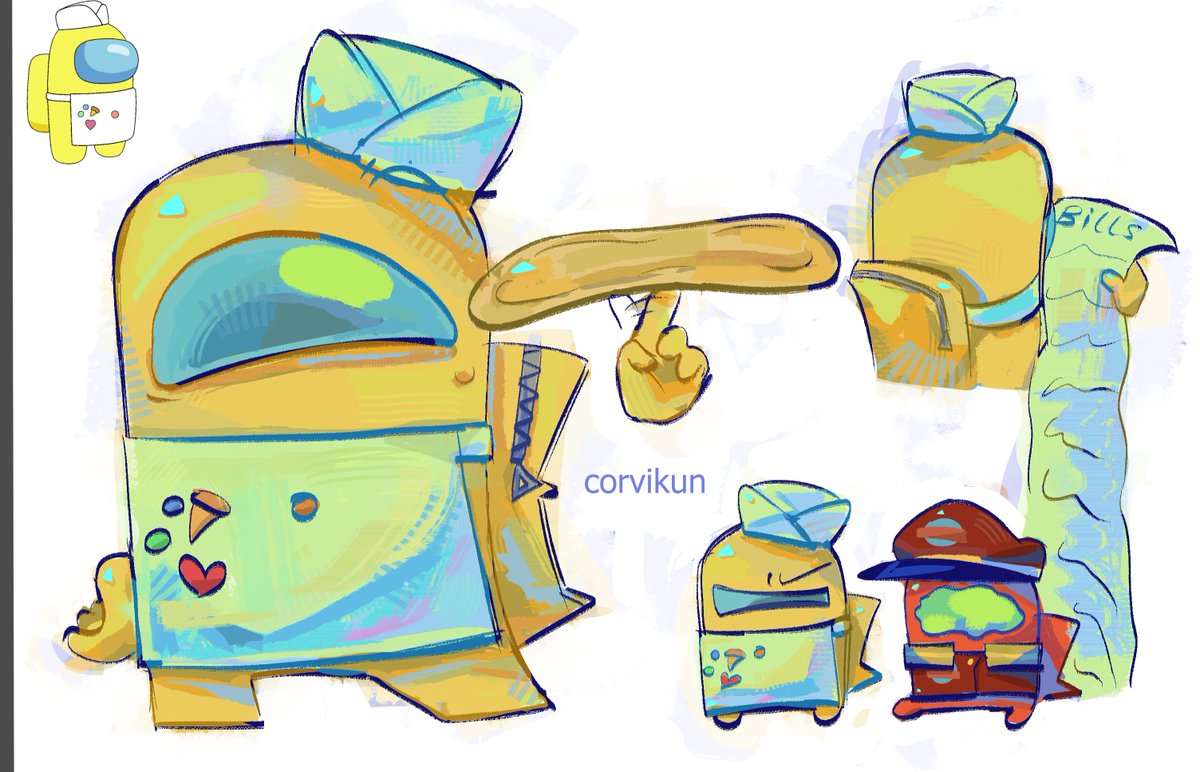 corvikun's tweet photo. i miss yellow #amongusshow https://t.co/m1xdna0394