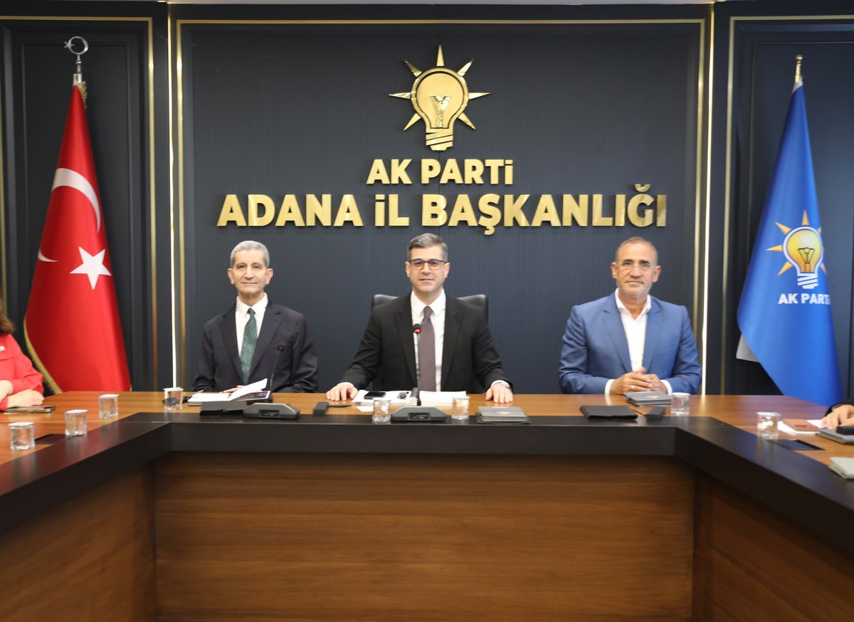 avmustafaozkan's tweet photo. Haftalık olağan İl Yürütme ve Yönetim Kurulu toplantımız gerçekleştirildi.

Toplantımızın teşkilatımız ve Adana’mıza hayırlı olmasını diliyoruz.

@omerrcelik @abuyukgumus @yahyacelik_ @ozmehmetemin https://t.co/YuULYPFCsP