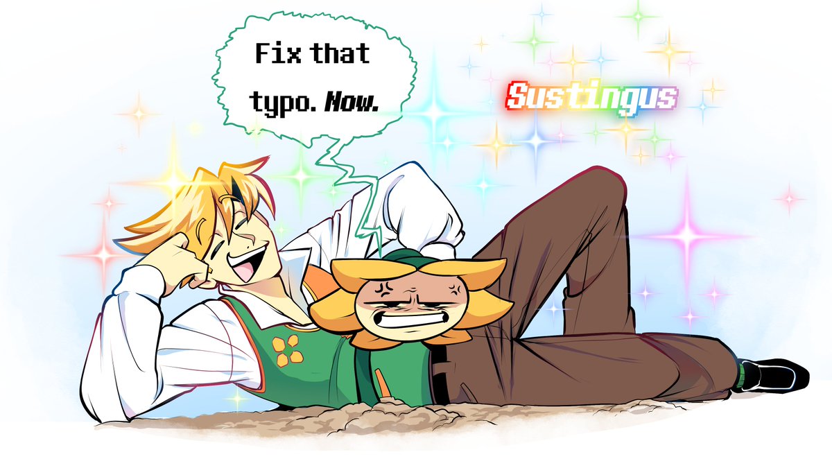 Artsyrean's tweet photo. Anytime I think about them I gotta lock in on the spelling, toby why https://t.co/OAuIQcoBLT