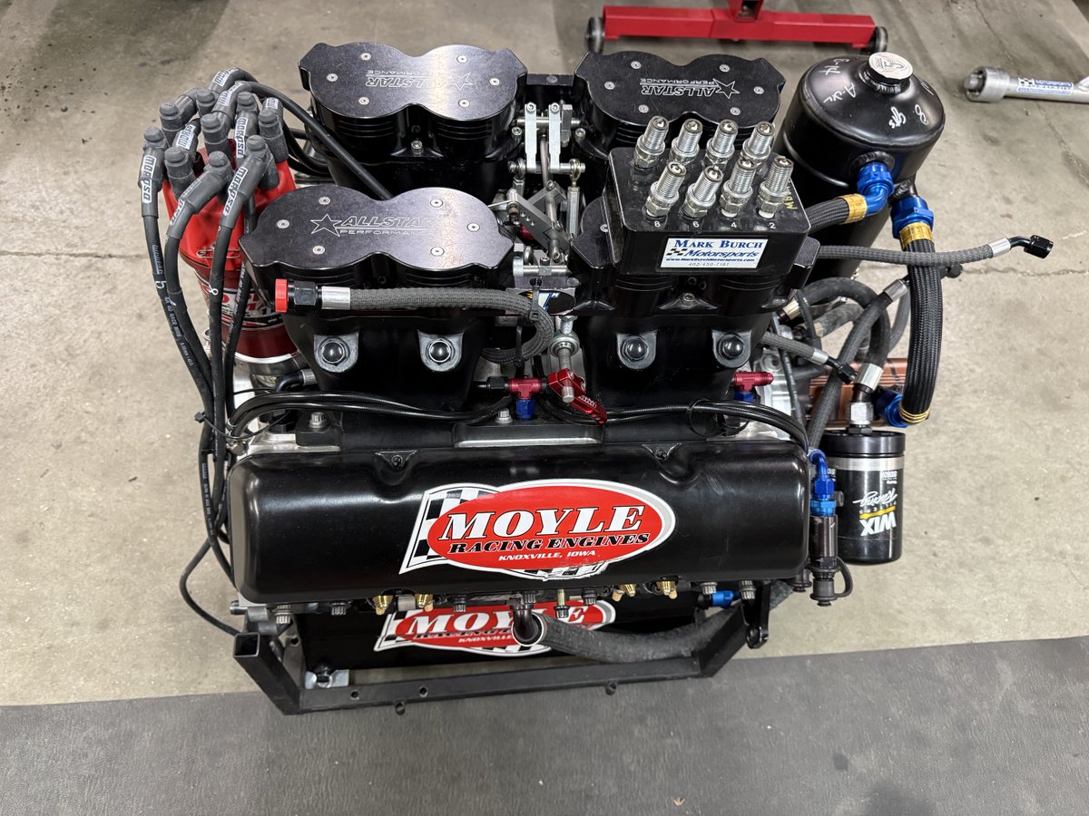 mbmotorspt's tweet photo. See FBM. Donovan Raised Cam Block 55mm roller with GS lifter spacing, 400mains and Callies Billet crank are used, all other parts are new.  Built by Moyle, this engine is basically a new piece at an incredible price.  Over 700 ft lbs of torque and well over 900 hp, this is a fantastic piece.  500 tough pump, IRL high speed, Mag Box and stacks will be included.  4.136 bore. Honda rod journals. New Parts: All Pro 283w-5, Engler 2.900, CP Custom Pistons, DLC pins, Dyers 5.850 w 7/16 ARP CA625 D bolts, Custom Cam, PSI springs, Del West Valves, T&D steel rockers, Barnes Oil Pump, BMRS.  Serious inquires only.  I have all details on this immaculate engine.  I will not respond to IS THIS AVAILABLE.  NE sales tax applies to all in-state sales.  Can ship at buyers expense.  Dyno time only.