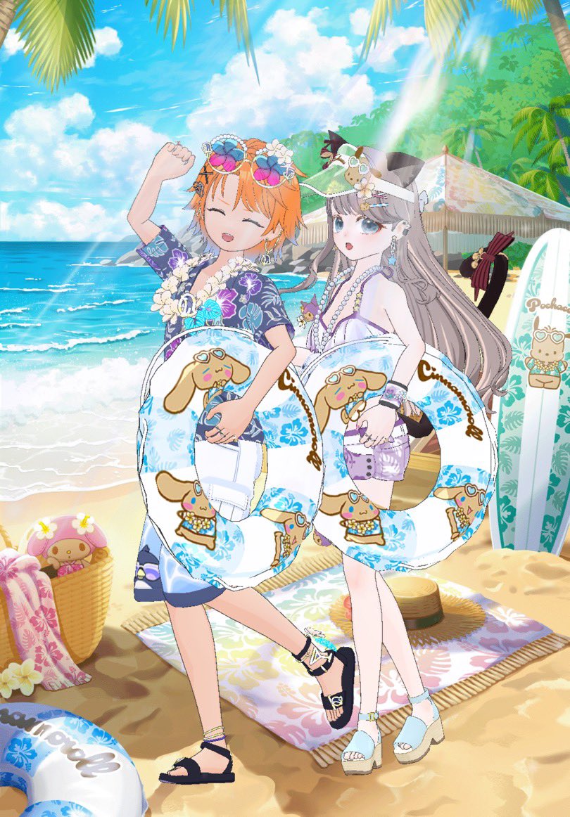 NEko1n3's tweet photo. あまりにも海に一緒に遊びに来たところを激写みたいで可愛かったからツイートしちゃう https://t.co/8mN0M3jxCJ
