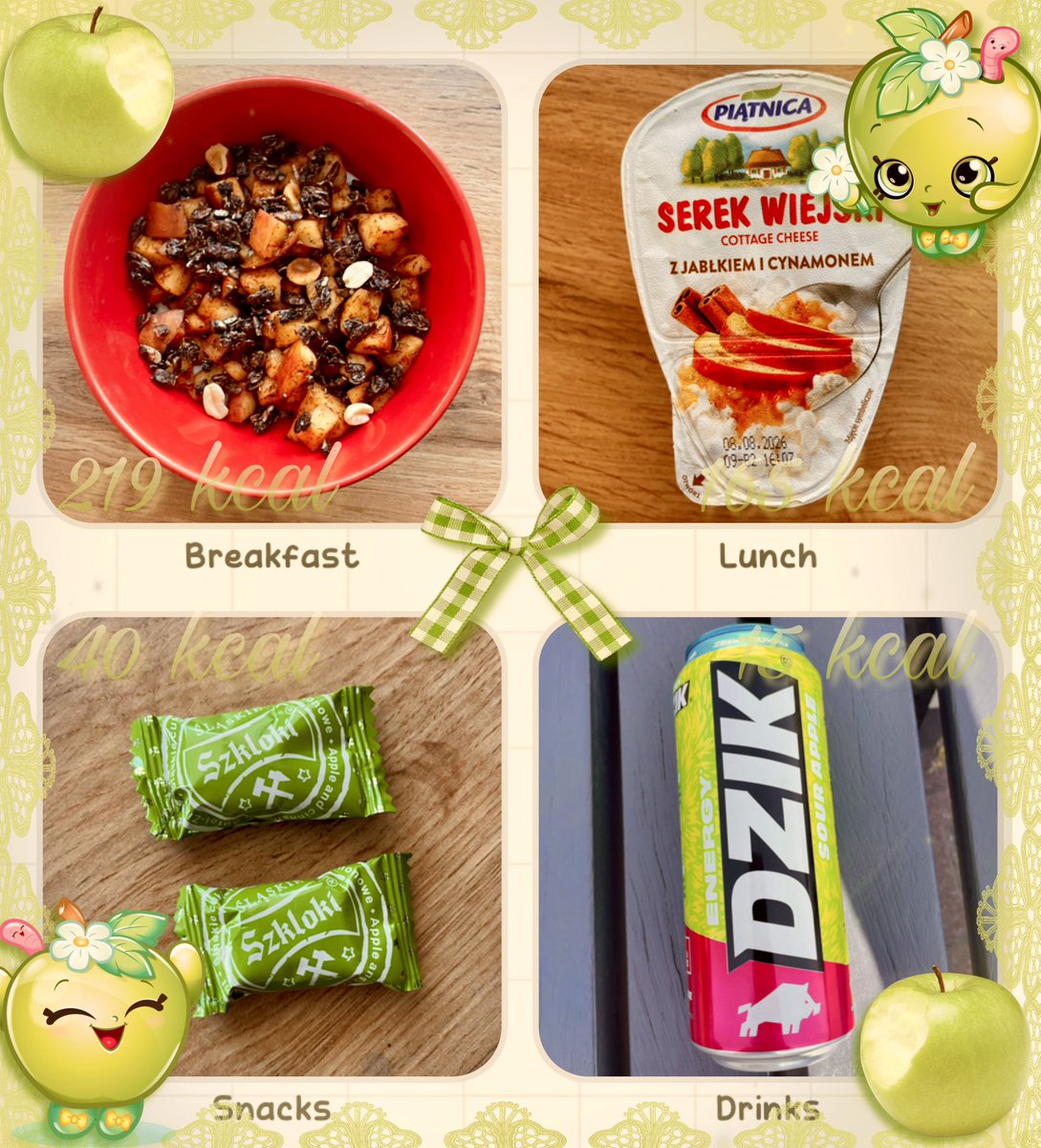 popiuszki's tweet photo. wieiad 03.08 - 439 kcal
apple day 🍏🍎!! i hope fall will come sooner this year (ᵕ•᷄ ᴗ•᷅ ) im so tired of summer.... https://t.co/h8cSBCRT53