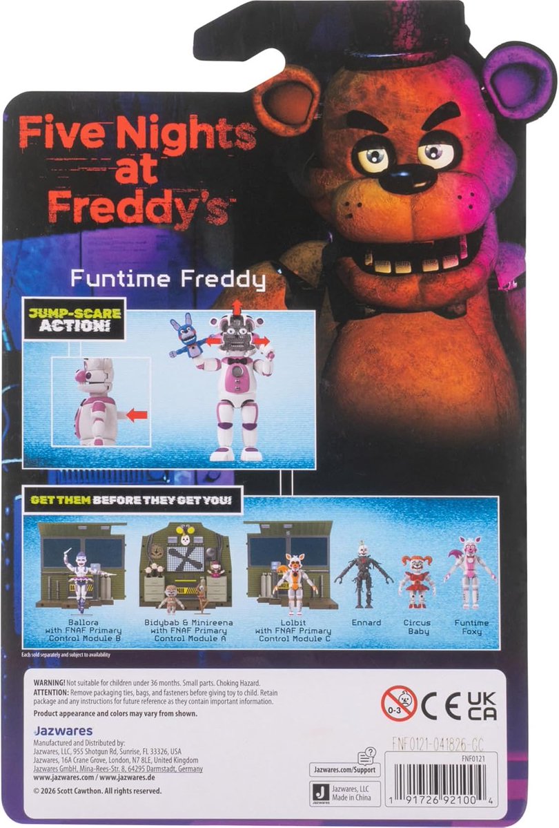 FNAFAlerts's tweet photo. A listing for the Jazwares World Of Funtime Freddy action figure has been spotted on Amazon!

Link below to Source:
https://t.co/yJKVIv6wSx https://t.co/52CcDu5QIA