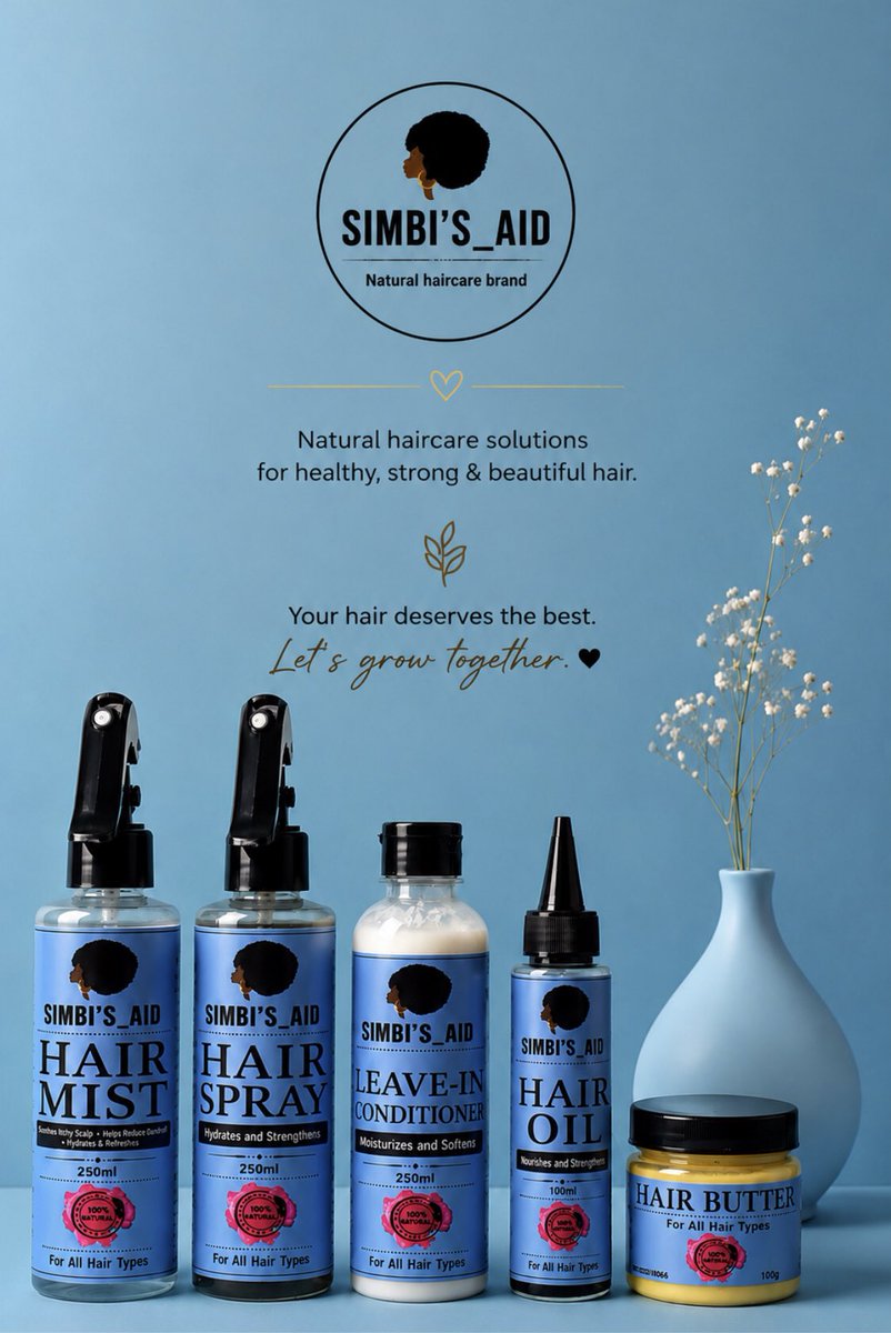 Egokuwait's tweet photo. Welcome to Simbi’s Aid

This is where we make caring for your hair easier.

Dealing with dry hair, breakage, itchy scalp or difficulty retaining length? You’re in the right place.

We create natural haircare products to help solve any hair struggle, whether you’re jus starting your journey or trying to get your routine right.

Want to start or upgrade your haircare routine? Send us a DM to place your order or make enquiries. 
📍 Warri | Lagos