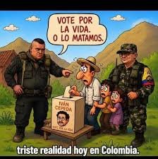 MarlowRamirez's tweet photo. @Danielmunozgo1 Cuéntenos también sobre este flagelo que se presento en Colombia en las pasadas elecciones de las cuales hay denuncia y hay pruebas reales del asunto, no la palabrería de un guionista donde todos sus héroes son delincuentes, la palabra de alias primera linea no convence mucho https://t.co/Ebqt64NIQA