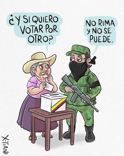 MarlowRamirez's tweet photo. @Danielmunozgo1 Cuéntenos también sobre este flagelo que se presento en Colombia en las pasadas elecciones de las cuales hay denuncia y hay pruebas reales del asunto, no la palabrería de un guionista donde todos sus héroes son delincuentes, la palabra de alias primera linea no convence mucho https://t.co/Ebqt64NIQA