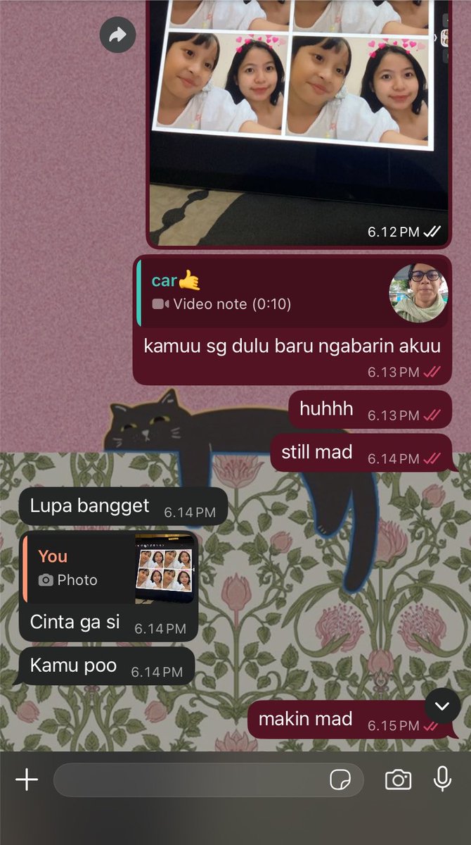 mlvnia's tweet photo. apasii dia nii? sekali update story no 1, ngabarin pacarnya no 2. ditanya jawabnya (lupa). trus ngepap, gabisa bedain aku sama cinta. nyebelinnnnnnnnnnn!!!!!! https://t.co/W3cwS2aCmF