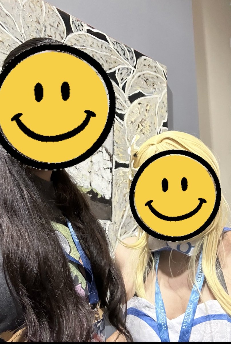 Bubi_Dumb's tweet photo. Here’s the photo I took at day 2 of the con with Tea where I did my traveler cosplay! I did go on the last day but I forgot to take pictures, it was really fun though I am now incredibly sick due to being in the rain so there will be no stream for the next couple of days https://t.co/sAKRoqUi2R