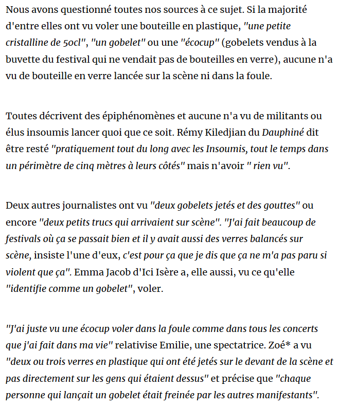 SAllegatiere's tweet photo. Concert interrompu de Barbara #Butch : la parole aux personnes présentes.
@arretsurimages s'est entretenu avec 30 personnes qui étaient présentes ce soir-là. Des militants, des journalistes, ou des spectateurs.
Extraits.
https://t.co/XstgJONw4e https://t.co/FzUhDvws57