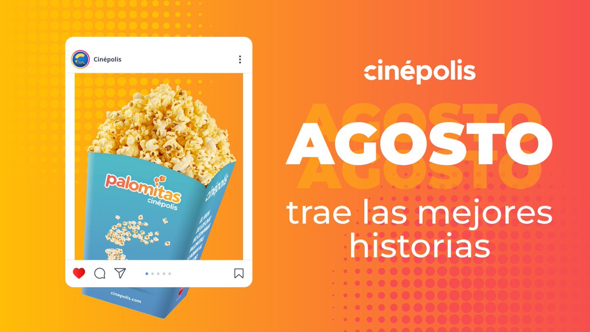 CinepolisCR's tweet photo. 🎬 Agosto viene cargado de grandes historias. Mantente pendiente de nuestras redes porque lo mejor del cine está por llegar. ✨ https://t.co/NsY0ejkgVd