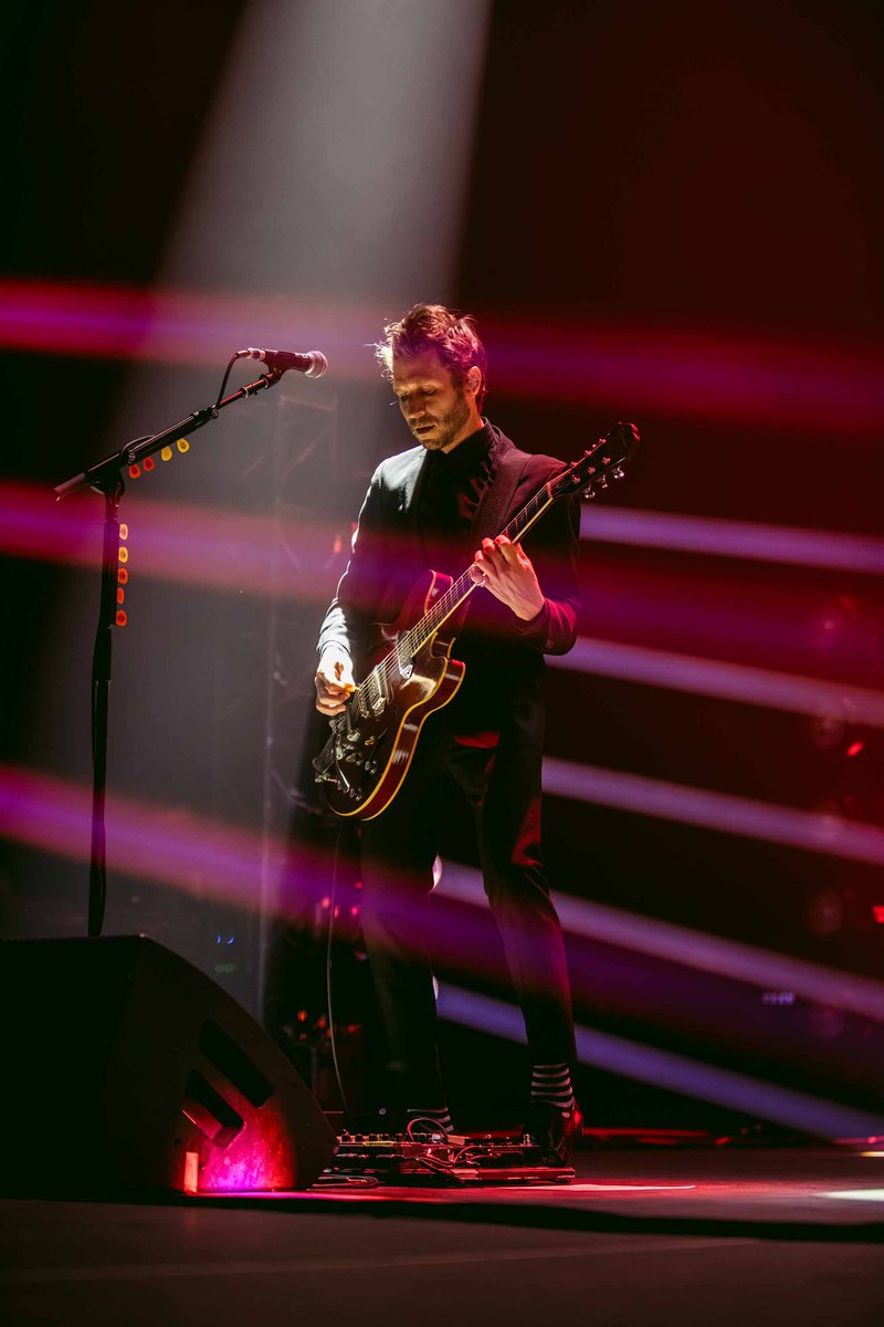 Interpol's tweet photo. First leg of our North American tour is underway ⚡ Thank you Denver & Jackson Hole
📸: @BrockFetch https://t.co/hYZu1zirBw